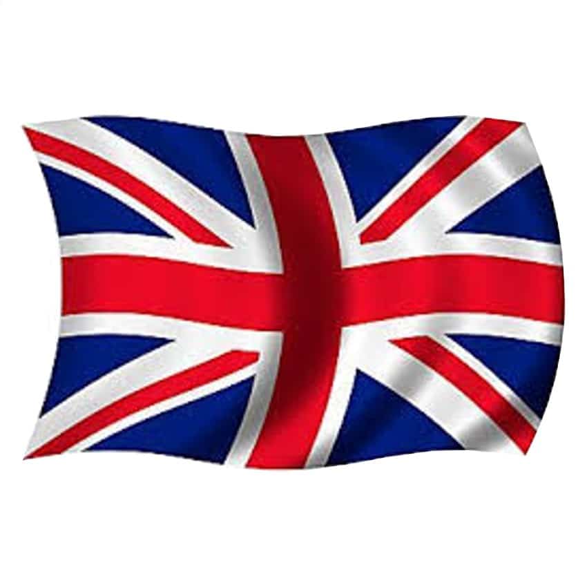 Smiley Fahnen Flagge Großbritannien 90 x 150 cm