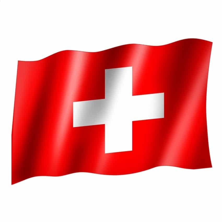 Flagge Fahne Schweiz Hissflagge 90 x 150 cm 